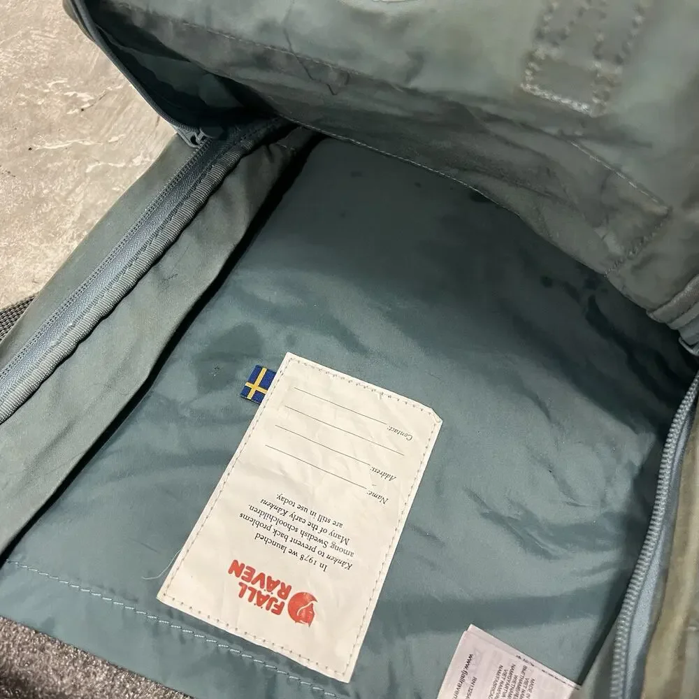 Fjallraven Kanken Classic Backpack Blue23510 Travel Lightweight NEEDS CLEAN